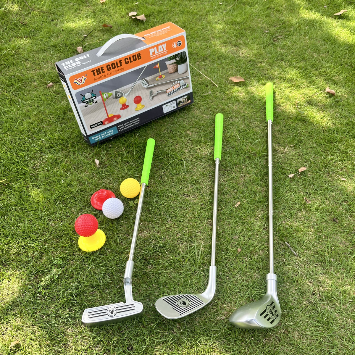 Kids' Golf Set with Adjustable Clubs for Ages 3 to 8 4