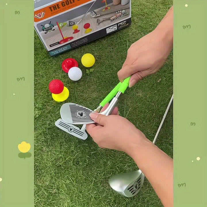 Kids' Golf Set with Adjustable Clubs for Ages 3 to 8 8