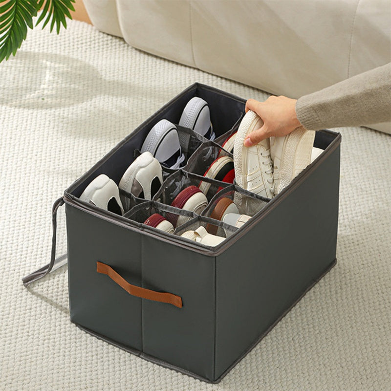 KixNest - Foldable Shoe Organizer Shoe Rack for Closet Storage