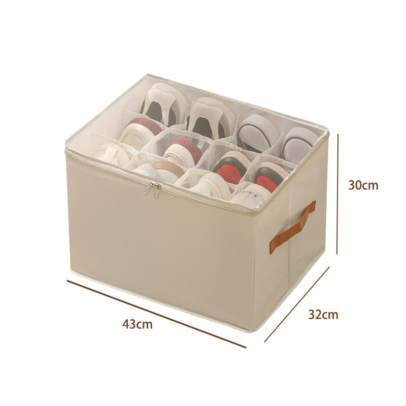KixNest - Foldable Shoe Organizer Shoe Rack for Closet Storage