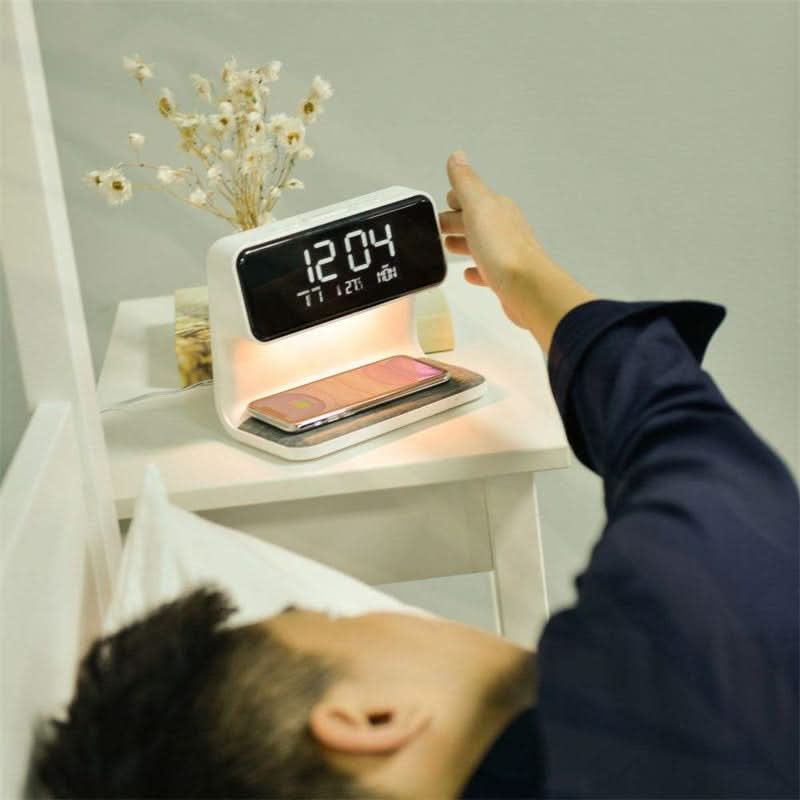 KlarBlick - Light Alarm Clock with Wireless Charger & Touch Control