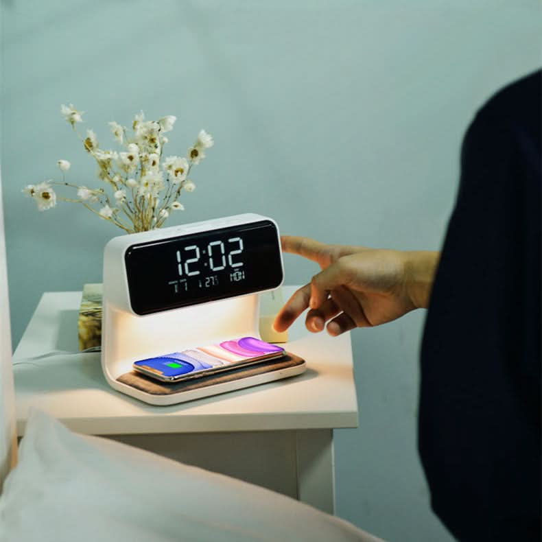 KlarBlick - Light Alarm Clock with Wireless Charger & Touch Control
