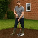 LawnLiberator Steel Weed Rake with Deep-Penetrating Tines 4