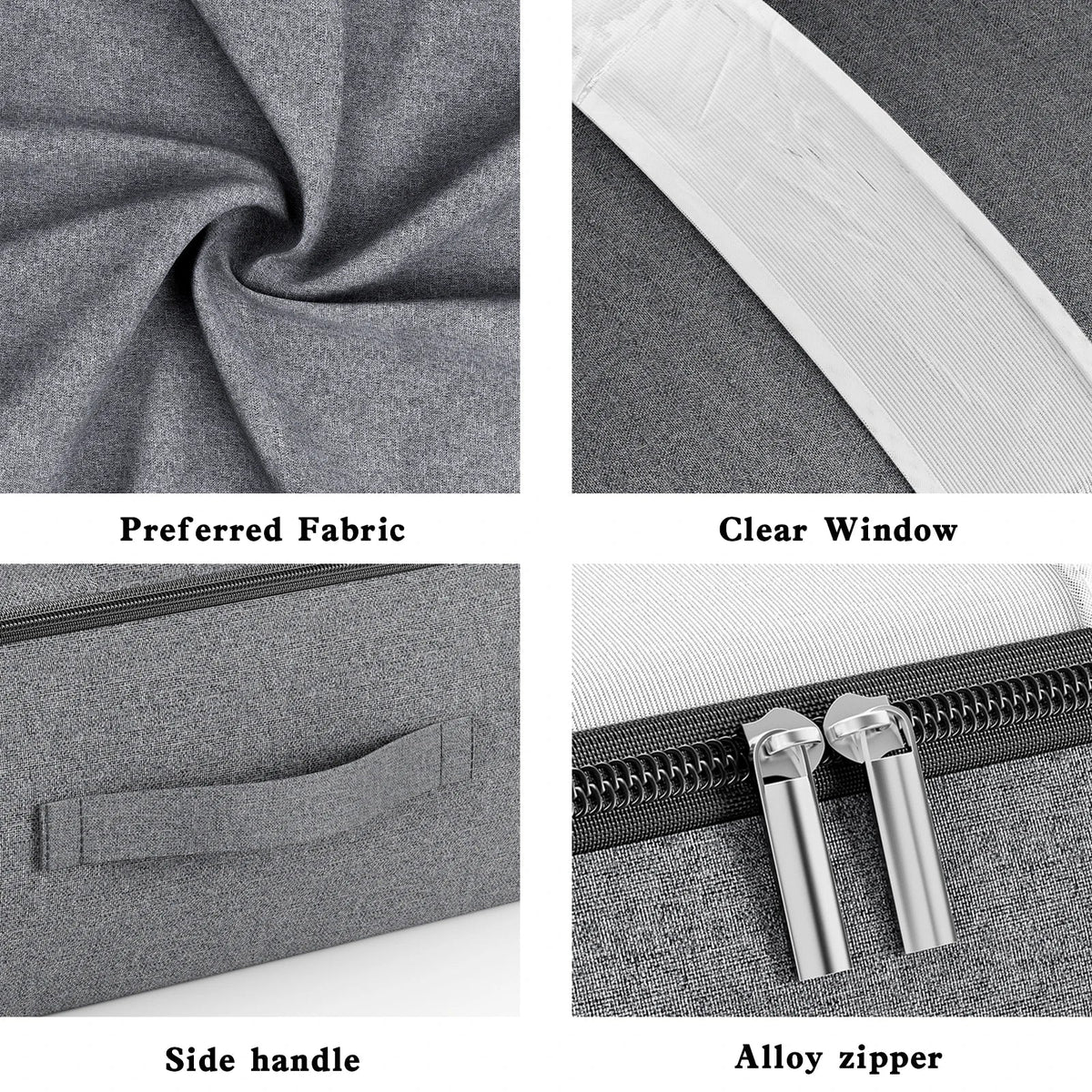 Livono - Extra Large Foldable Storage Bag with Viewing Window