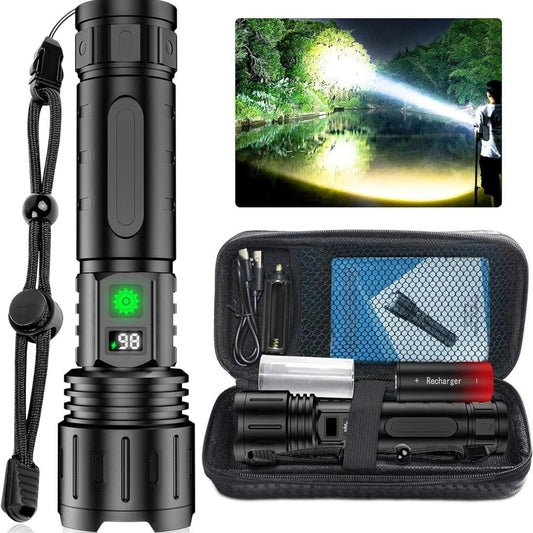 LumaBeam 100,000 Lumen LED Torch with Power Bank 1
