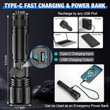 LumaBeam 100,000 Lumen LED Torch with Power Bank 2