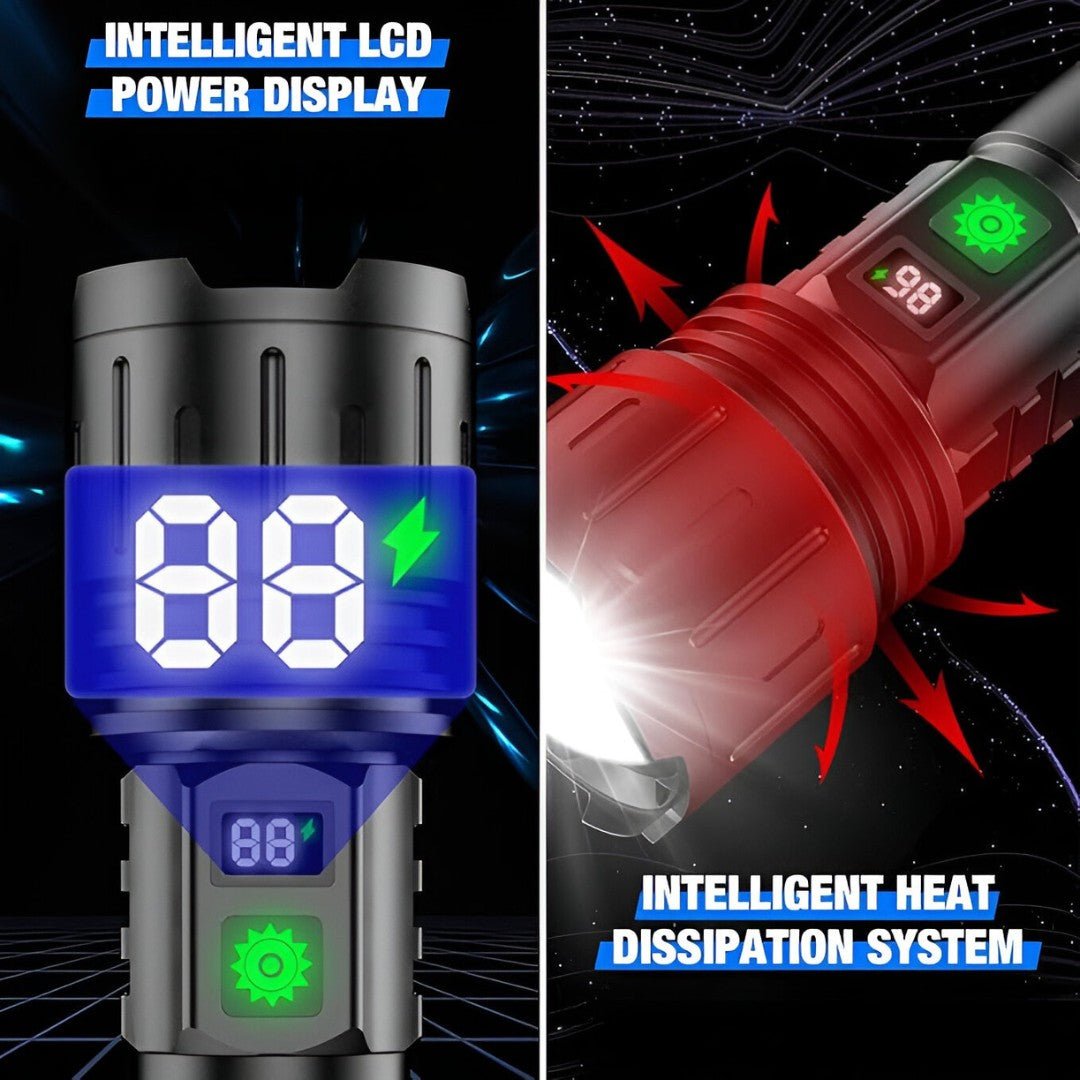 LumaBeam 100,000 Lumen LED Torch with Power Bank 4