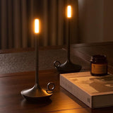 LumaGlow - Dimmable LED Candle Lamp with USB Rechargeable Battery