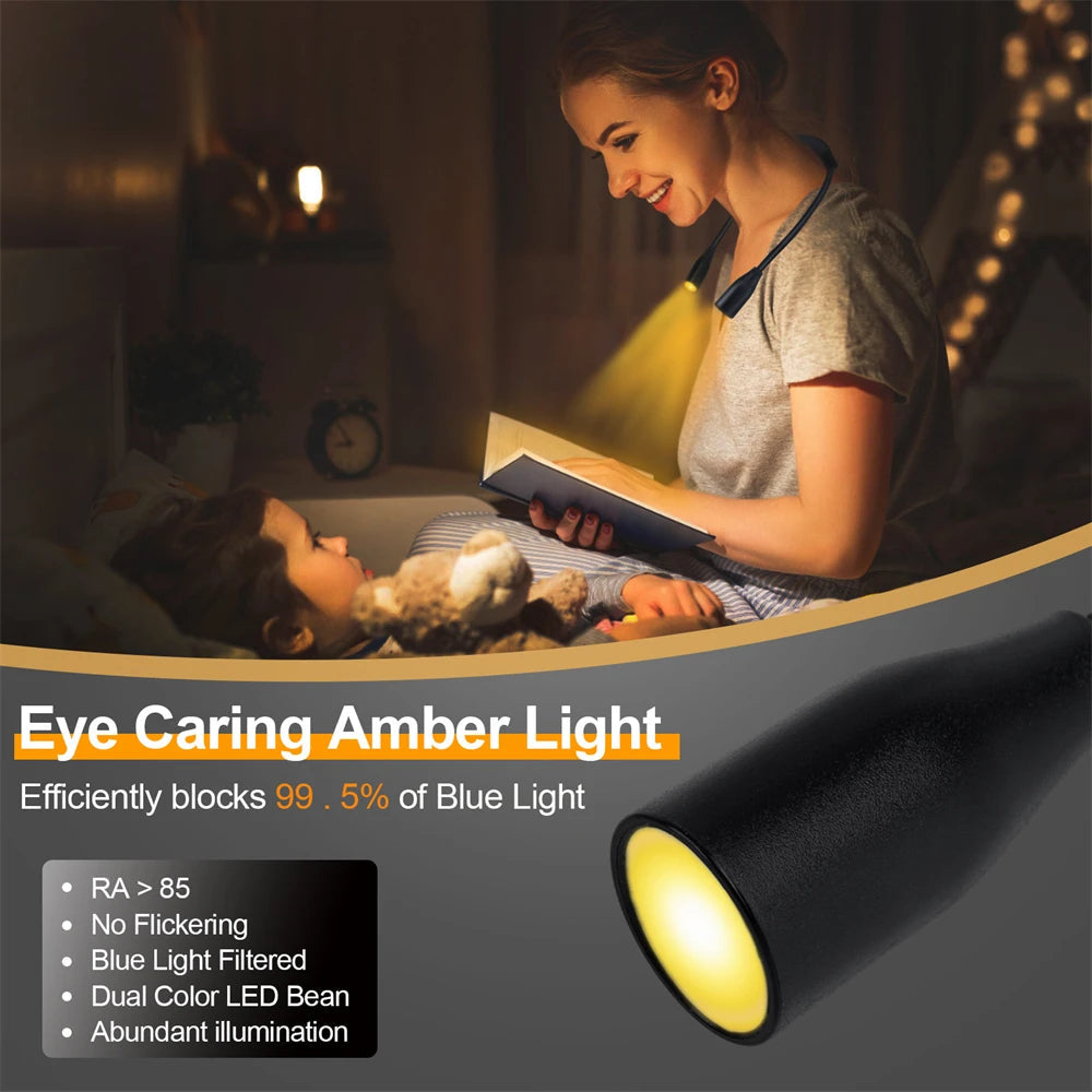 LumiNeck - Flexible LED Neck Lamp with 3 Light Modes