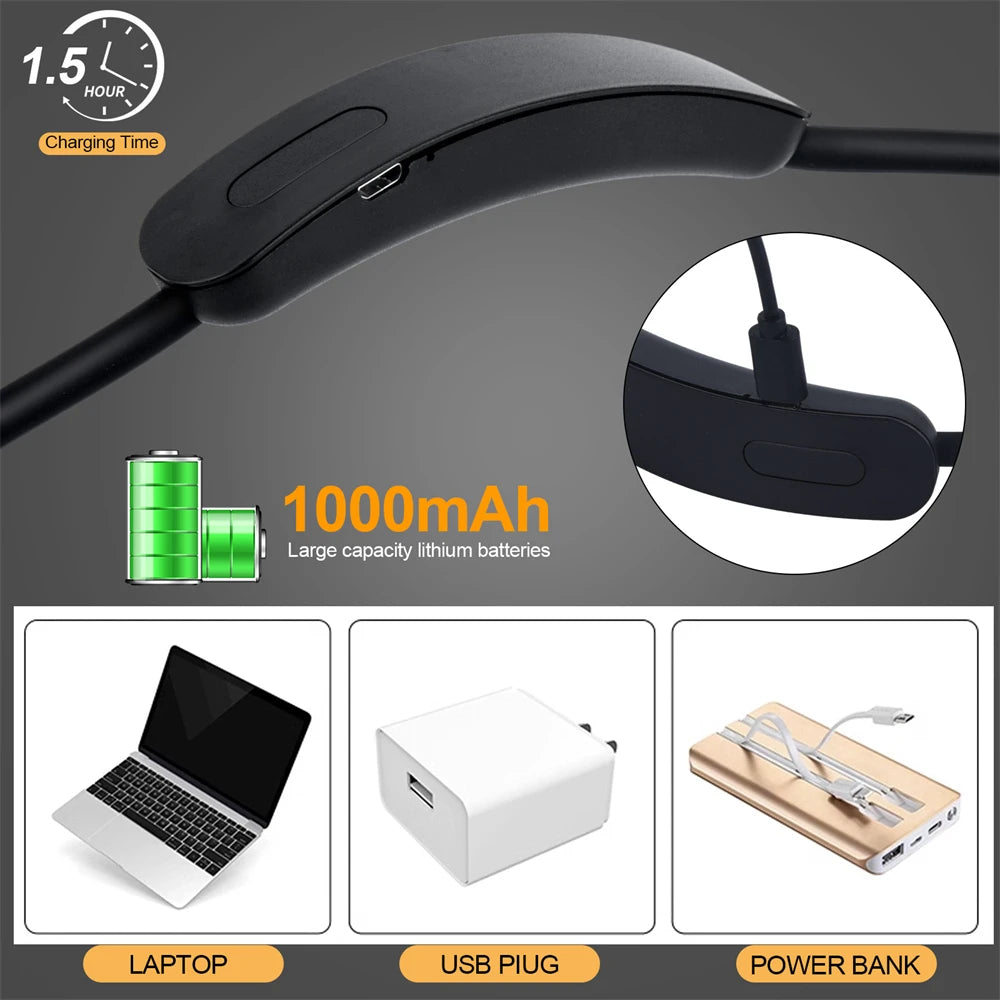 LumiNeck - Flexible LED Neck Lamp with 3 Light Modes