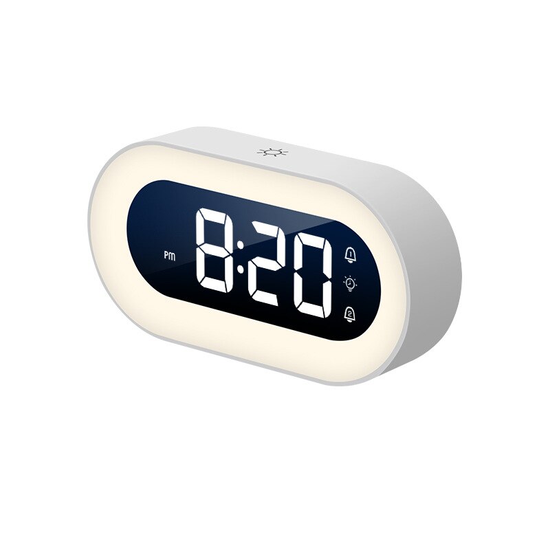 Lumina Digital Alarm Clock with Wake Up Light & Soothing Sounds