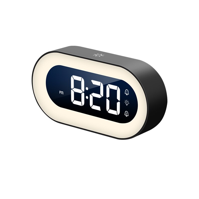 Lumina Digital Alarm Clock with Wake Up Light & Soothing Sounds