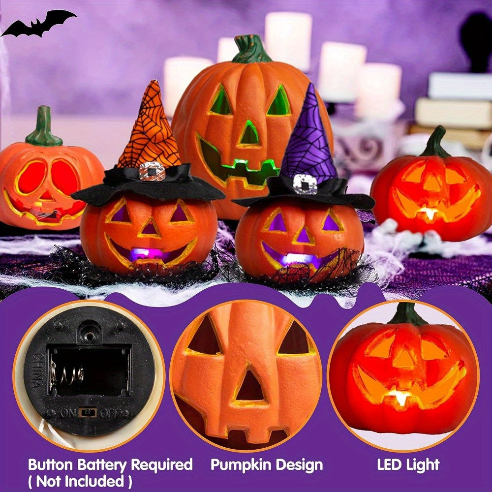Luminous LED Jack-O'-Lanterns - Halloween Decorations Indoor & Outdoor