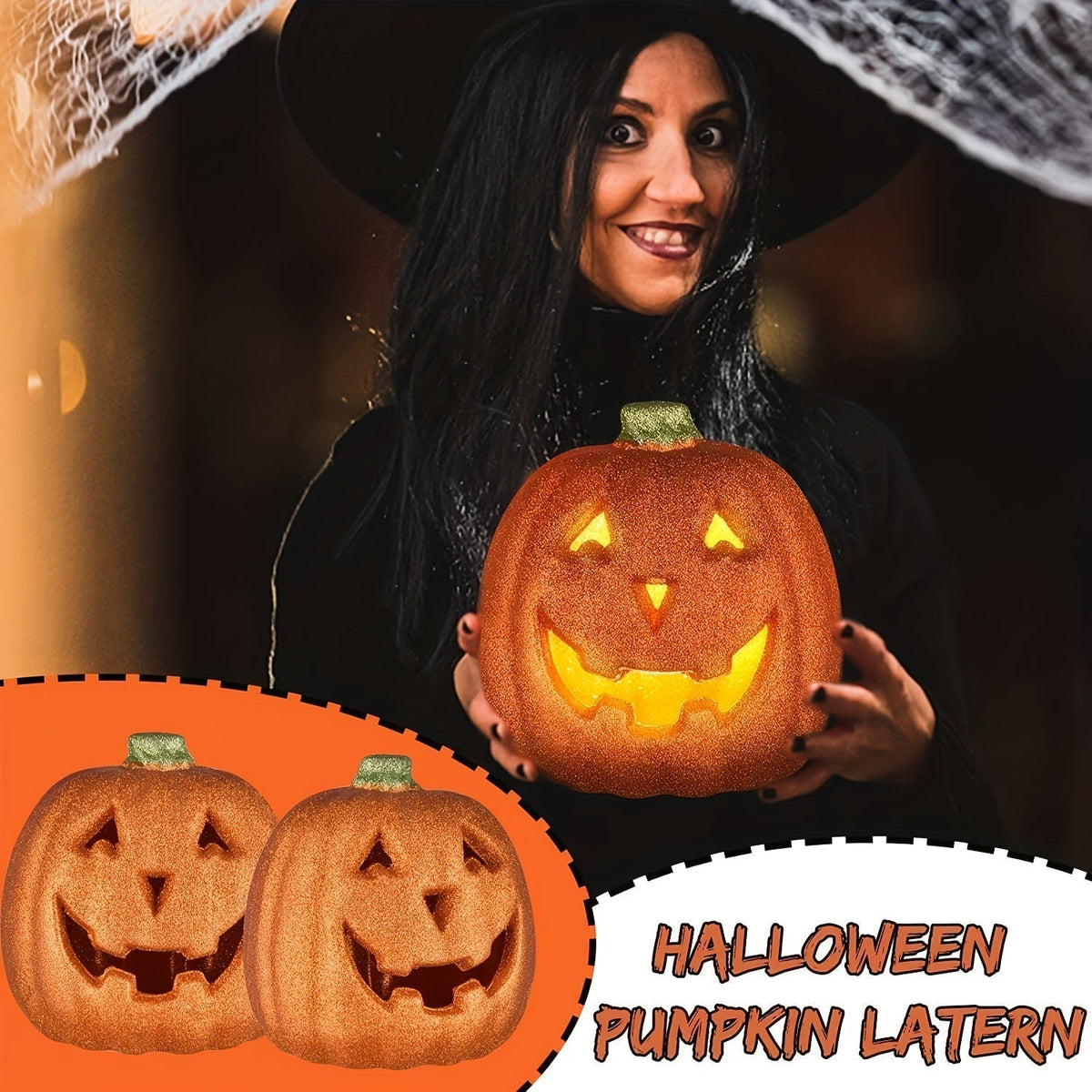 Luminous Pumpkin - Battery Operated Jack-O'-Lantern Decoration