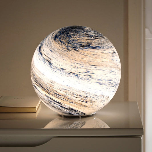 LunaCrystal - Glass Moon Lamp with 16 Color Options & Remote Control