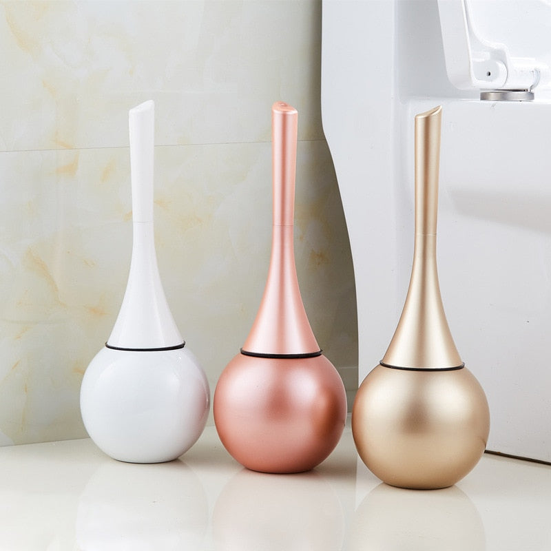 LuxeBrush - Hygienic Toilet Brush with Holder & Splash-Resistant Design