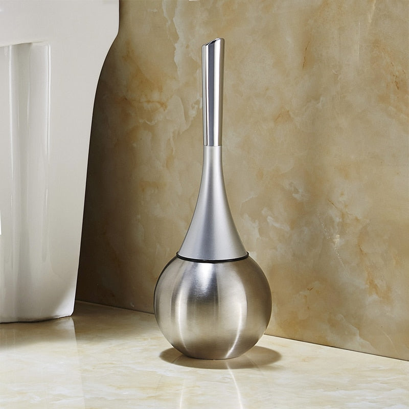 LuxeBrush - Hygienic Toilet Brush with Holder & Splash-Resistant Design