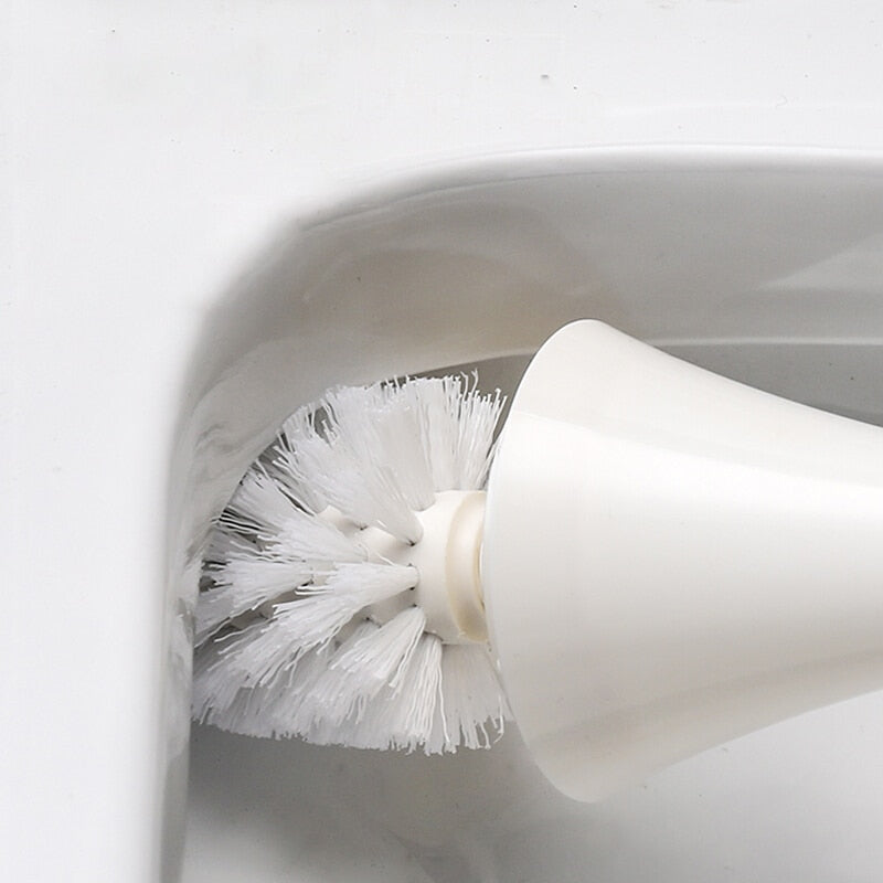 LuxeBrush - Hygienic Toilet Brush with Holder & Splash-Resistant Design