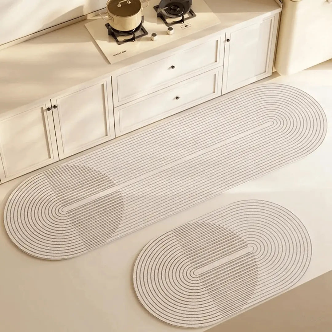 LuxéMat - Absorbent Quick-Drying Kitchen Rug for Hygiene