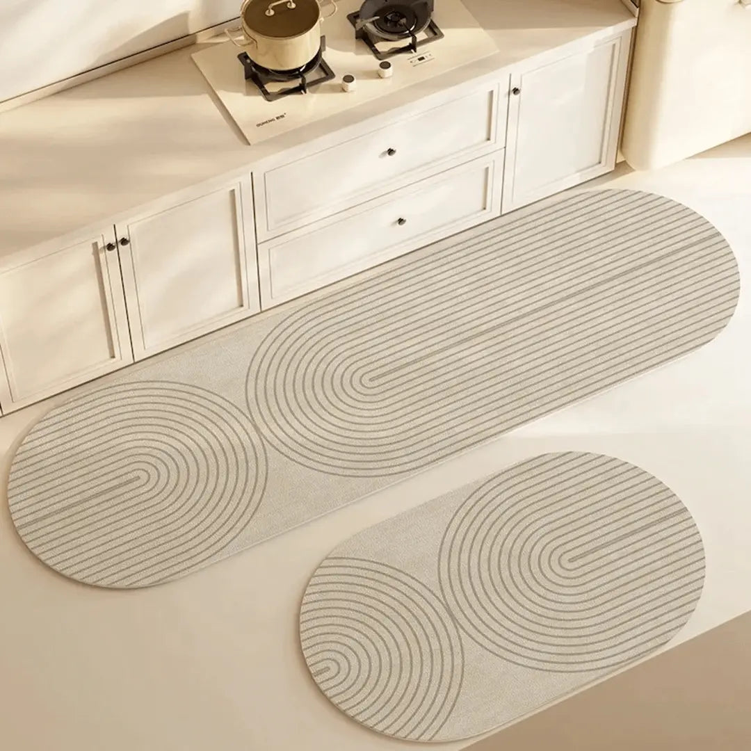 LuxéMat - Absorbent Quick-Drying Kitchen Rug for Hygiene