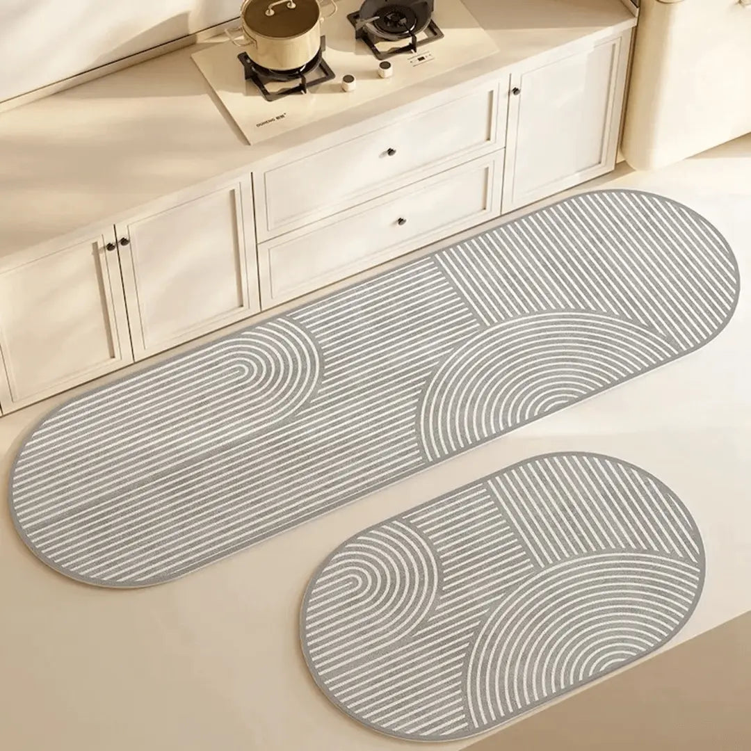LuxéMat - Absorbent Quick-Drying Kitchen Rug for Hygiene