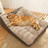 Luxury Orthopedic Dog Bed with Head Pillow for Large Dogs