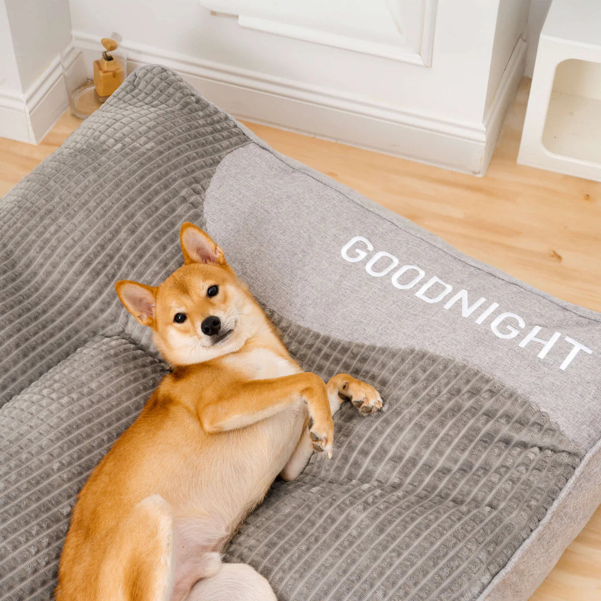 Luxury Orthopedic Dog Bed with Head Pillow for Large Dogs