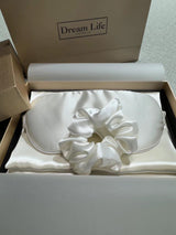 Luxury Silk Sleep Set - 100% Mulberry Silk Pillowcase, Eye Mask & Scrunchie