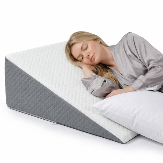 Memory Foam Wedge Pillow Upper Body Sleep Support 1