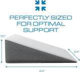 Memory Foam Wedge Pillow Upper Body Sleep Support 4