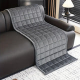 Metro Line - Quilted Couch Cover Mat for Stylish Protection