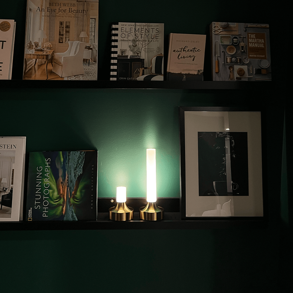 Milla Cordless Table Lamp - Water-Resistant Bedside Lamp with Touch Control
