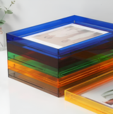 Modern Acrylic Photo Frame - Minimalist Design for Home and Office