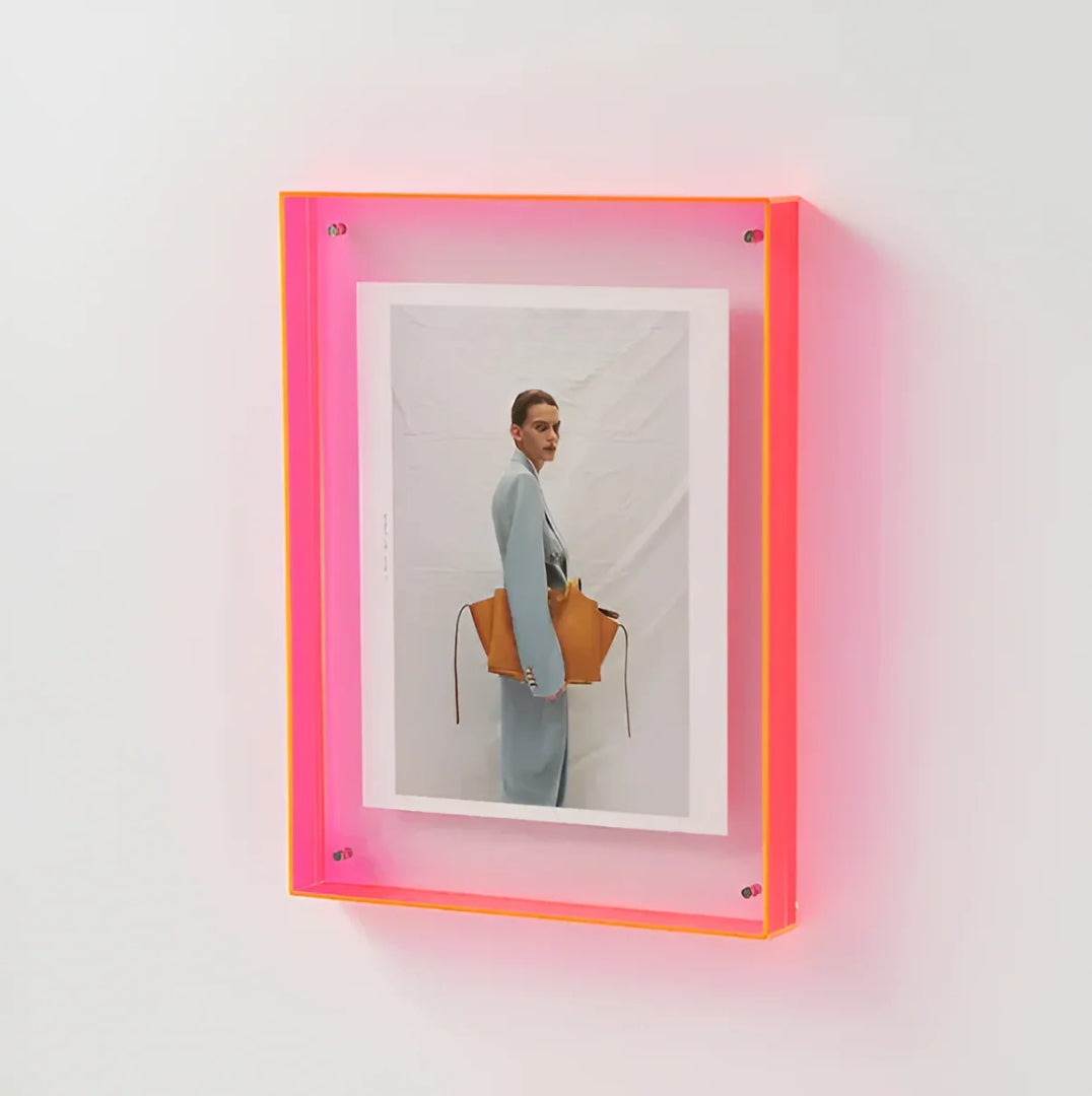 Modern Acrylic Photo Frame - Minimalist Design for Home and Office
