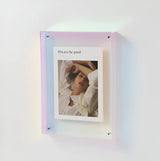 Modern Acrylic Photo Frame - Minimalist Design for Home and Office