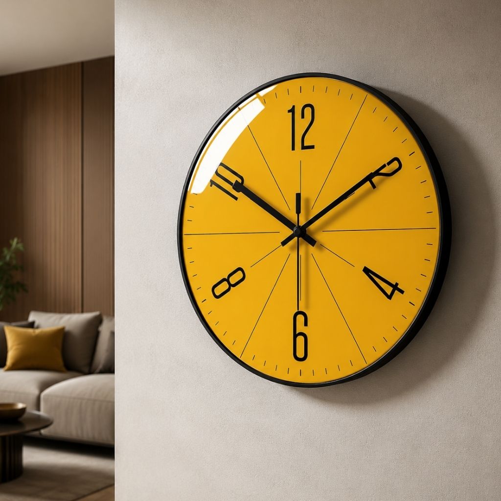 Modern Nordic - Large Wall Clock with Silent Quartz Movement