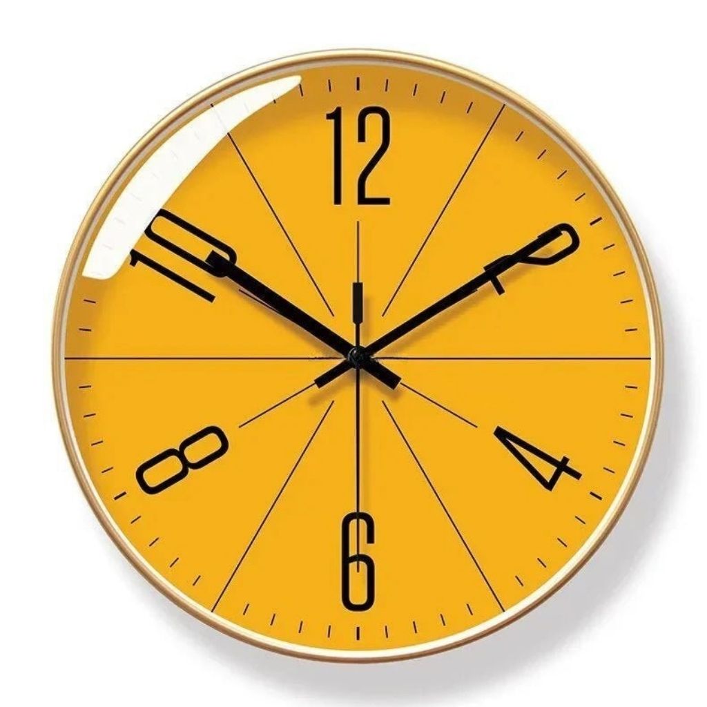 Modern Nordic - Large Wall Clock with Silent Quartz Movement