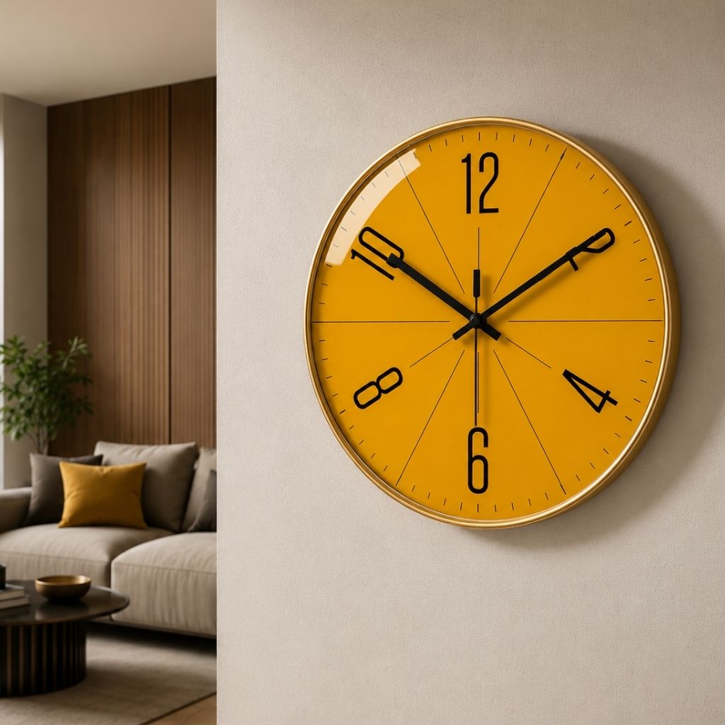 Modern Nordic - Large Wall Clock with Silent Quartz Movement
