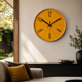Modern Nordic - Large Wall Clock with Silent Quartz Movement