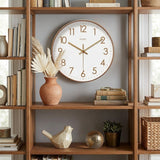 Modern Wall Clock - Minimalist Silent Quartz Timepiece