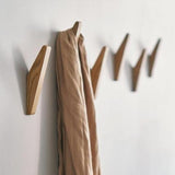 Naturea - Handmade Wooden Coat Hooks for Wall - Set of 2
