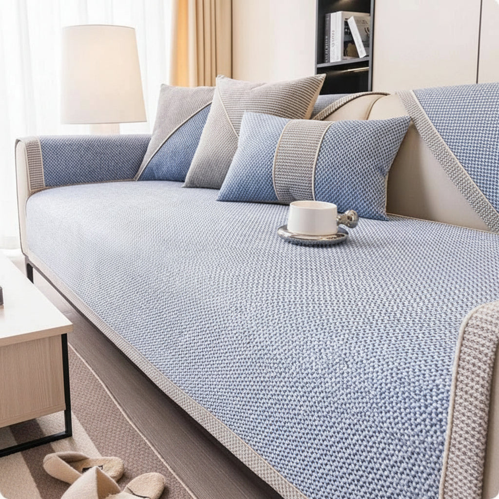 Naturweft - Non-Slip Cotton-Linen Sofa Cover for All Seasons