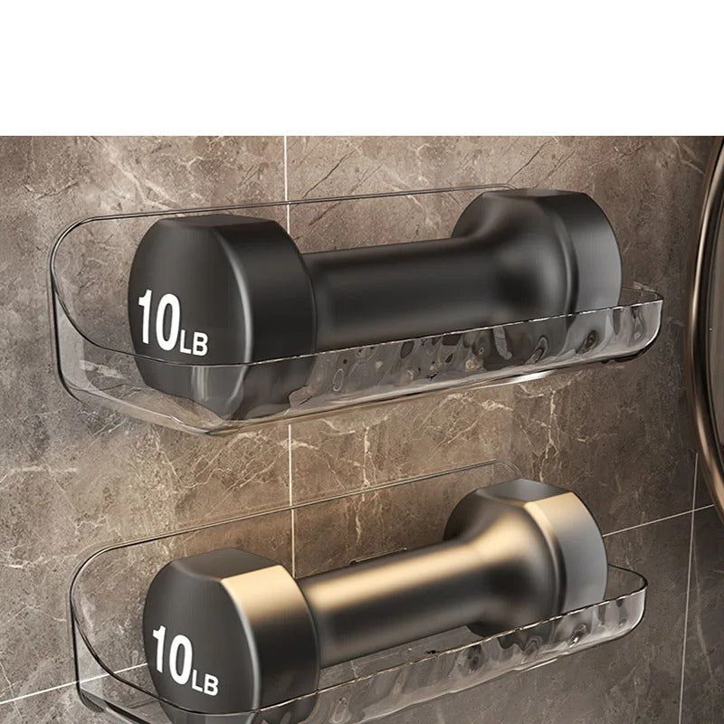 No-Drill Bathroom Shelf - Adhesive Over the Toilet Storage Rack
