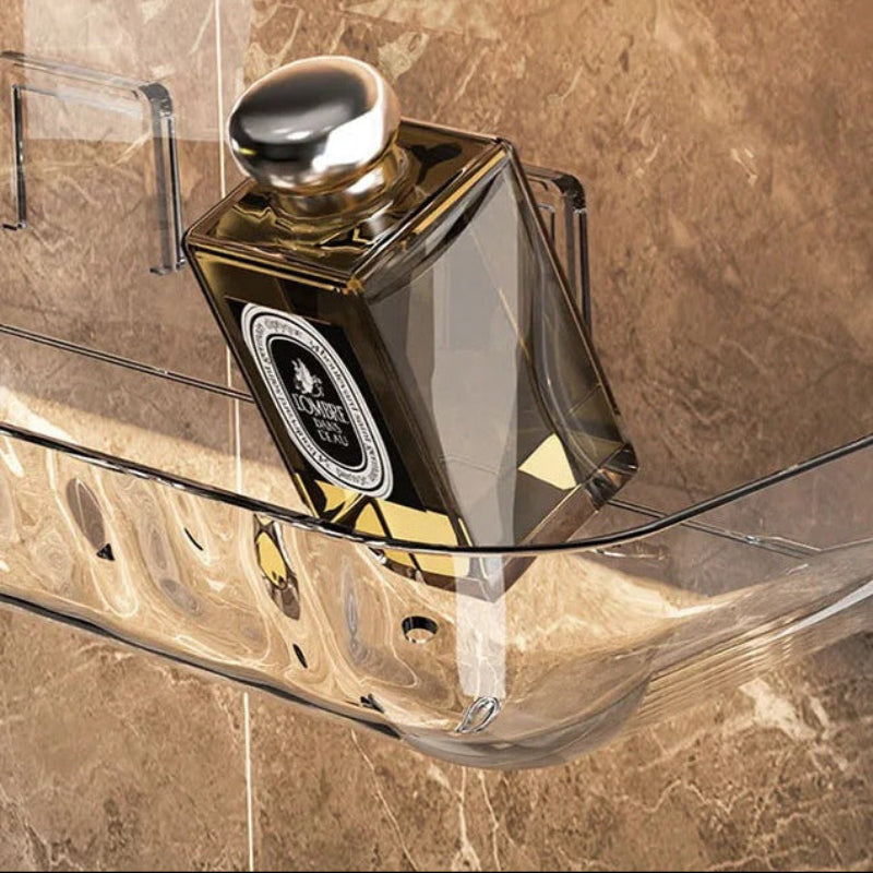 No-Drill Bathroom Shelf - Adhesive Over the Toilet Storage Rack