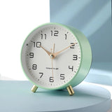 NordTime Scandinavian Silent Table Clock - Modern Desk Clock for Home & Office