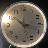 NordTime Scandinavian Silent Table Clock - Modern Desk Clock for Home & Office