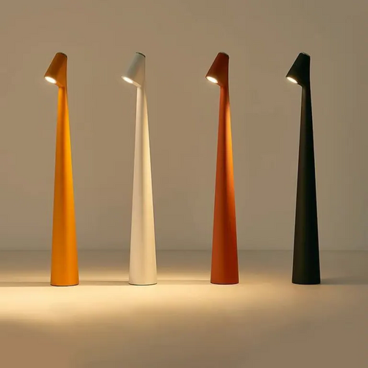 Nordic Minimalist Wireless Table Lamp - Dimmable Cordless Bedside & Desk Lighting