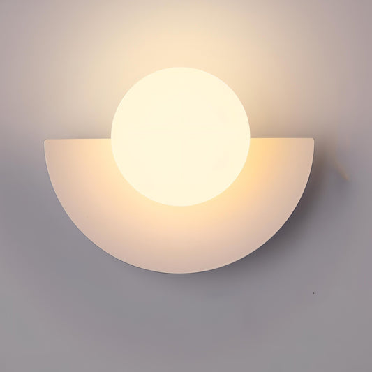 Nordic Semicircle Wall Lamp - Minimalist LED Wall Sconce for Modern Interiors