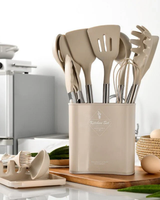 Nordic Silicone Kitchen Utensil Set - 13-Piece Cooking Tools