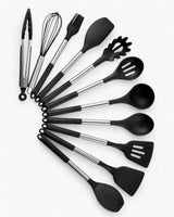 Nordic Silicone Kitchen Utensil Set - 13-Piece Cooking Tools